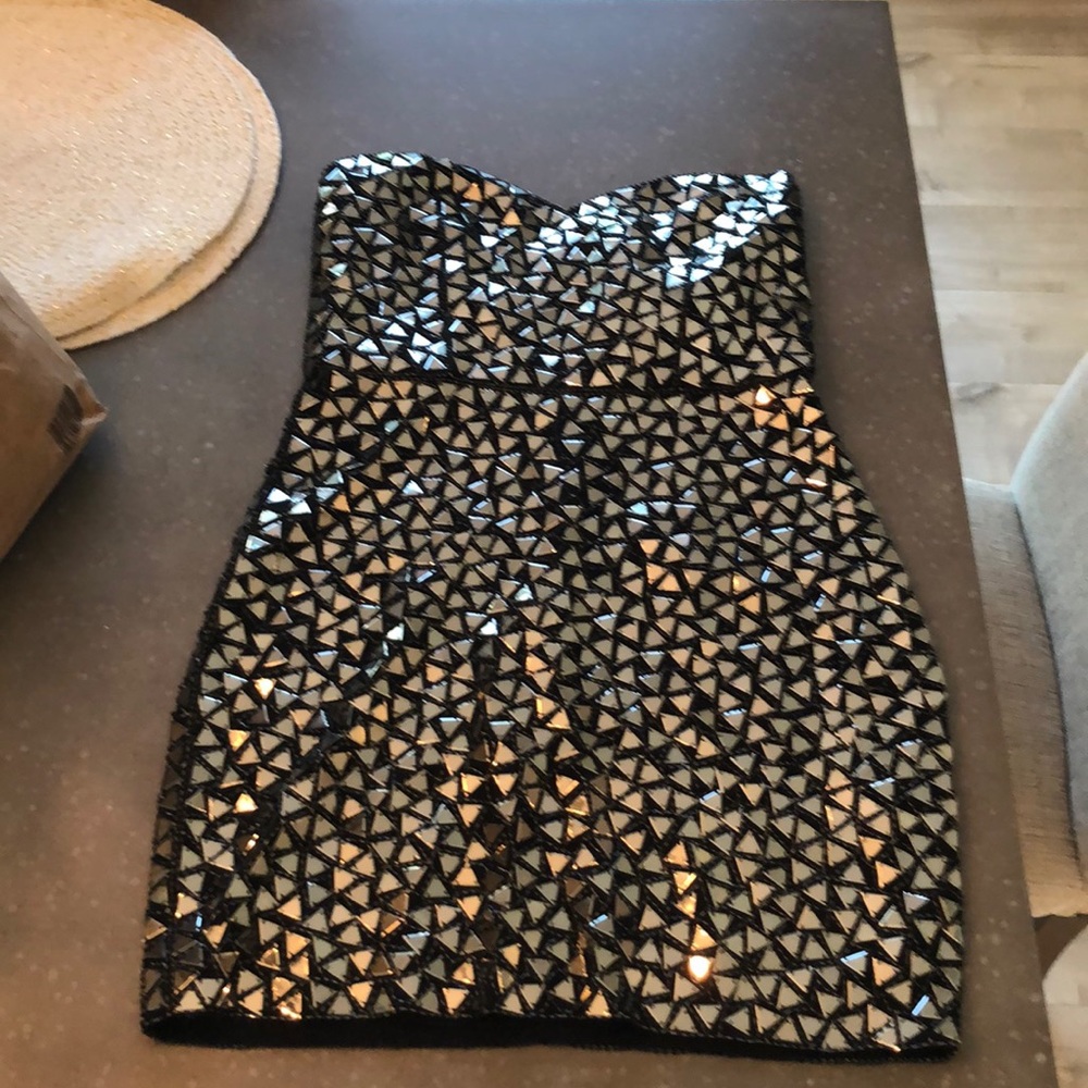 Parker mirror mini dress